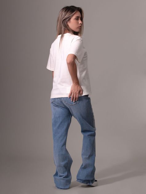 Polera Photo Graphic/Relaxed Blanco Calvin Klein-2