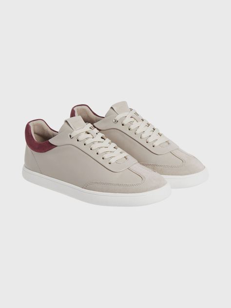 Zapatillas Cuero Cup sole Lace Mix Beige Calvin Klein-0