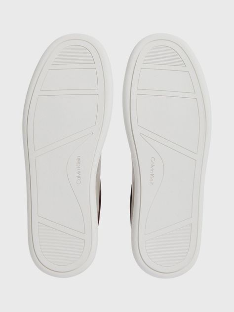 Zapatillas Cuero Cup sole Lace Mix Beige Calvin Klein-3