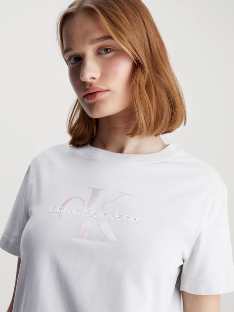 Polera Diffused Monologo Regular Gris Calvin Klein-3