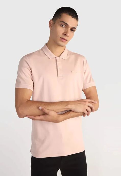 Polera Smooth Slim Rosado Calvin Klein-0