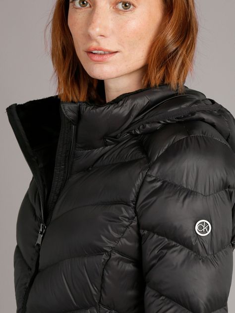 Parka Down Packable Negro Calvin Klein-3