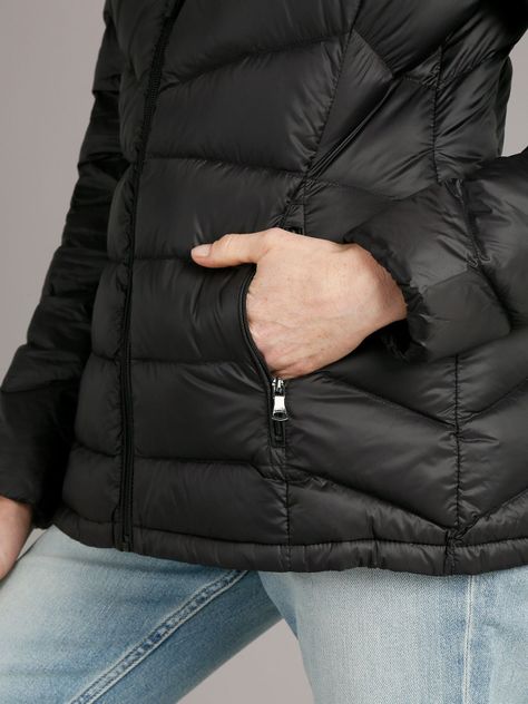 Parka Down Packable Negro Calvin Klein-4