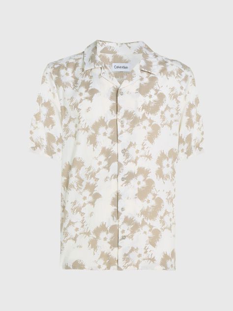 Camisa Viscose Flower Blanco Calvin Klein-4