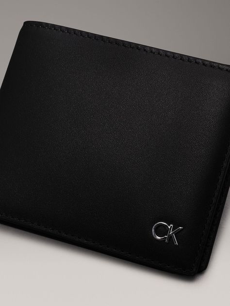 Billetera Metal CK Bifold 5Cc W/Coin Negro Calvin Klein-3