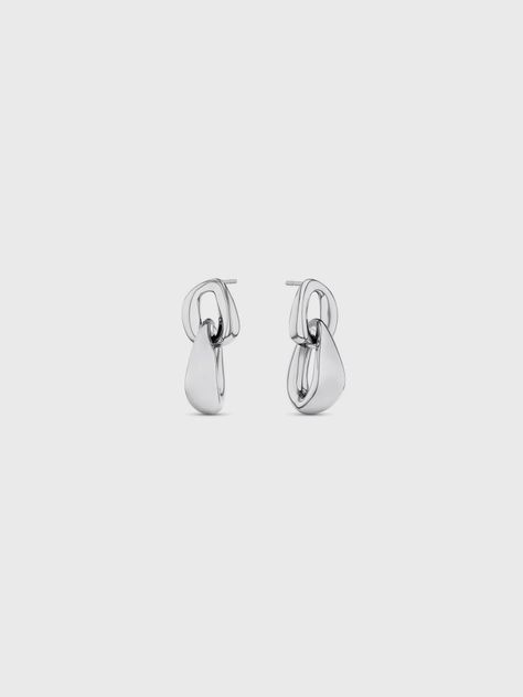 Aros Bold Chain Plateado Calvin Klein-0