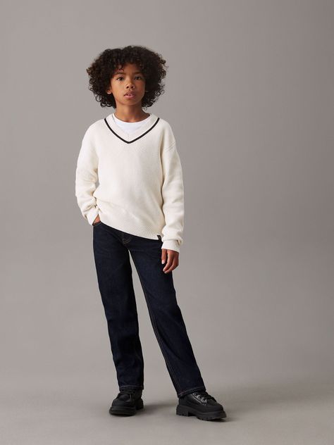 Jeans Niño Regular Rinse Azul Calvin Klein-1