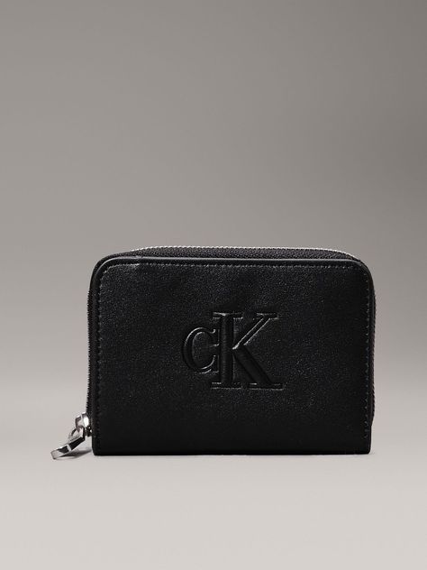 Billetera Sculpted Negro Calvin Klein-0