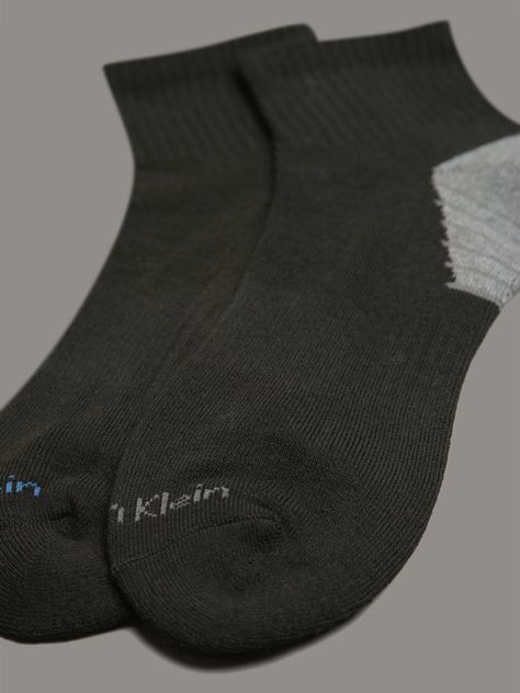 Pack 6 Calcetines Cushion Quarter Negro Calvin Klein-1