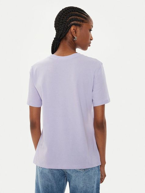 Polera Ck Embro Badge Regular Morado Calvin Klein-2
