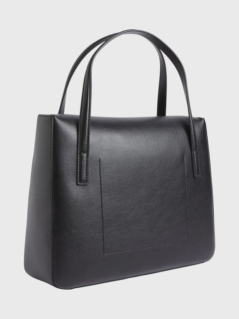Cartera Shopper Soft Sculpt Negro Calvin Klein-4