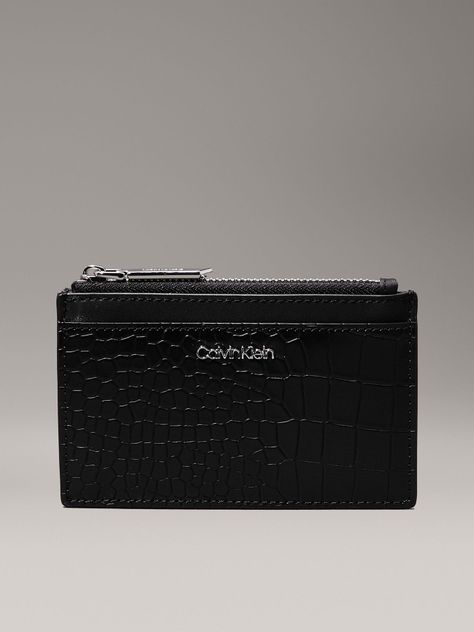 Tarjetero CK Must Croco Negro Calvin Klein-0