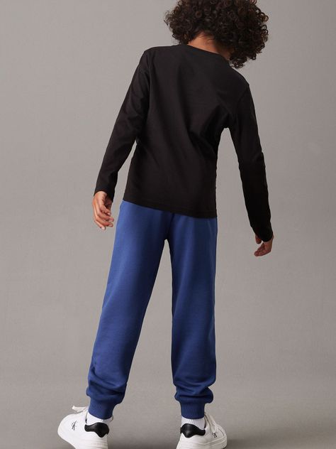 Jogger Niño Monogram Logo Azul Calvin Klein-4