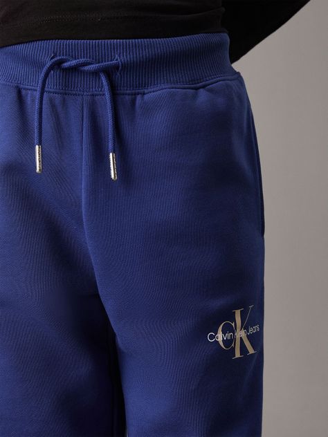 Jogger Niño Monogram Logo Azul Calvin Klein-6