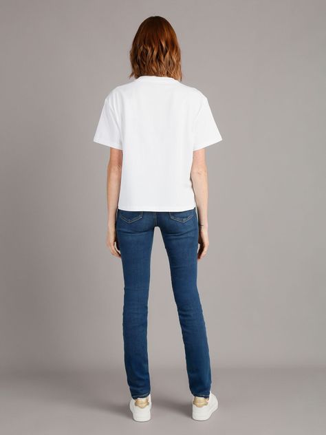 Polera Embroidered Nyc Relaxed Blanco Calvin Klein-2