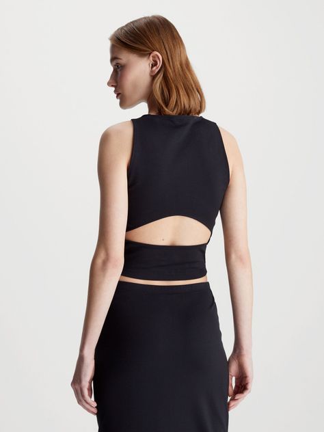 Polera Archival Milano Negro Calvin Klein-2
