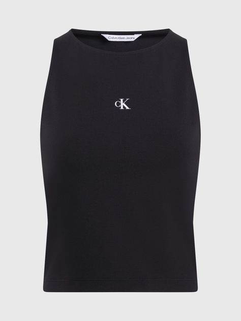 Polera Archival Milano Negro Calvin Klein-4