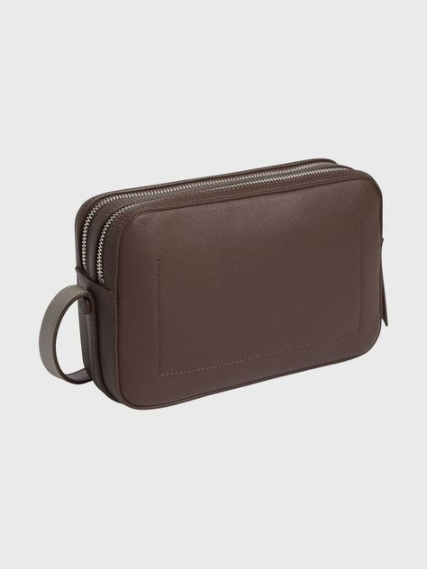 Bandolera CK Business Saffiano Café Calvin Klein-1