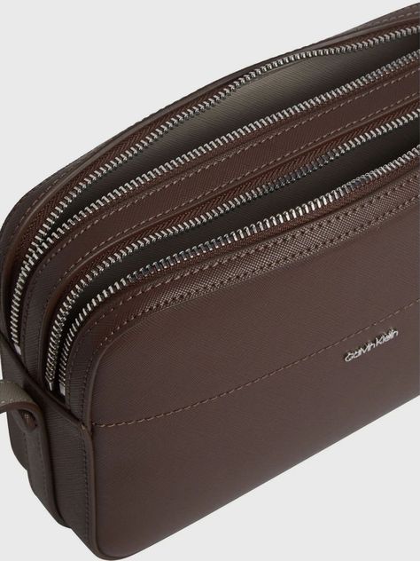 Bandolera CK Business Saffiano Café Calvin Klein-2