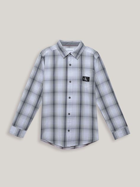 Camisa Niño Shadow Blanco Calvin Klein-0