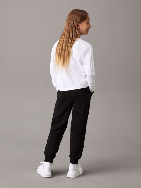 Jogger Niño Monogram Logo Negro Calvin Klein-4