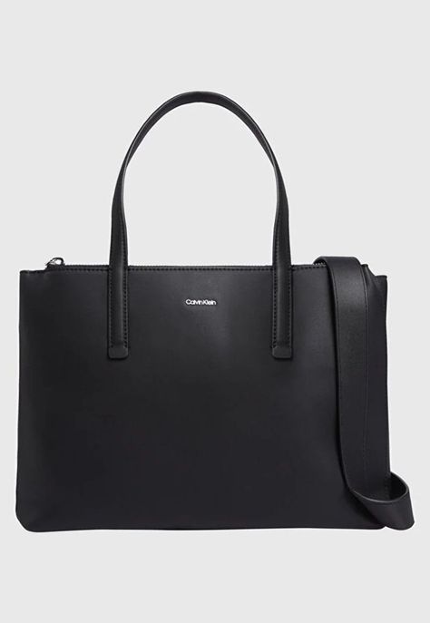Cartera Tote Ck Must Negro Calvin Klein-0