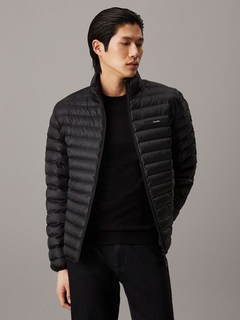 Parka Quilt Negro Calvin Klein-0