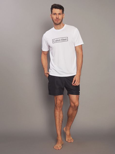 Polera Rash Guard Blanco Calvin Klein-1