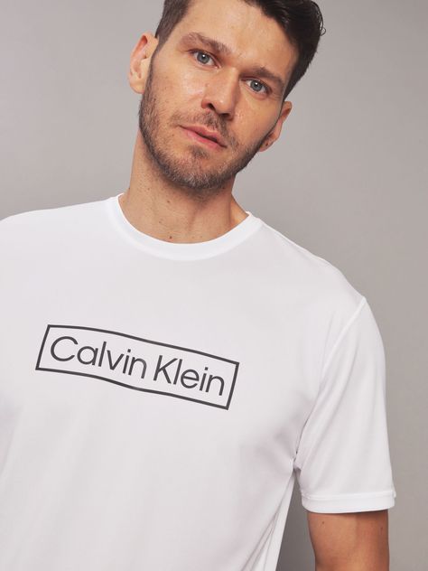 Polera Rash Guard Blanco Calvin Klein-3