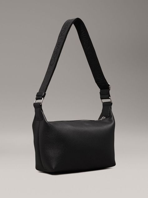Cartera Over Webbing Negro Calvin Klein-4