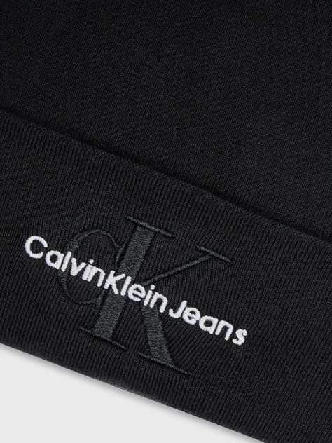 Gorro Mono Logo Negro Calvin Klein-2