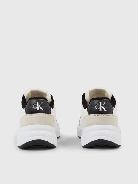 Zapatilla Retro Runner Lace Up Blanco Calvin Klein-1