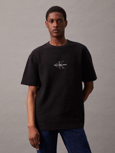 Polera City Grid Negro Calvin Klein-0