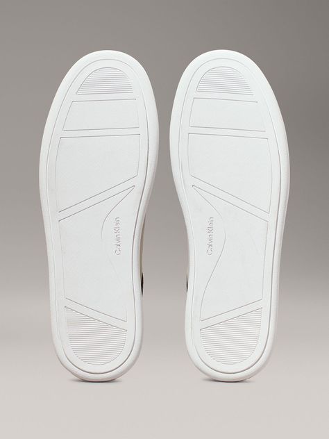 Zapatillas de Cuero Cupsole Lace Mix Beige Calvin Klein-3