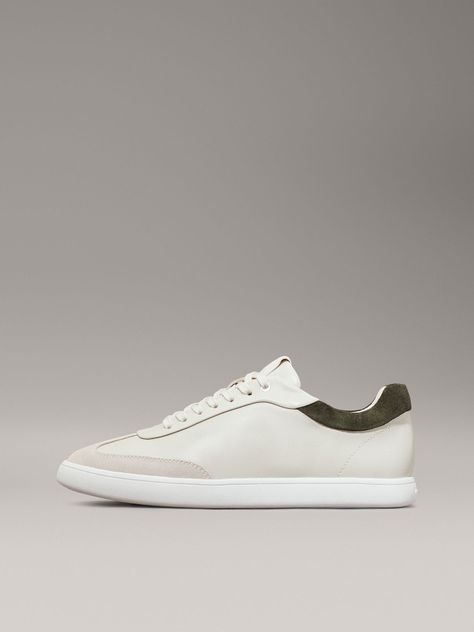 Zapatillas de Cuero Cupsole Lace Mix Beige Calvin Klein-5