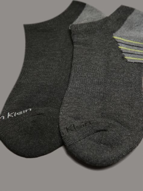 Pack 6 Calcetines Cushion No Show Gris Calvin Klein-1