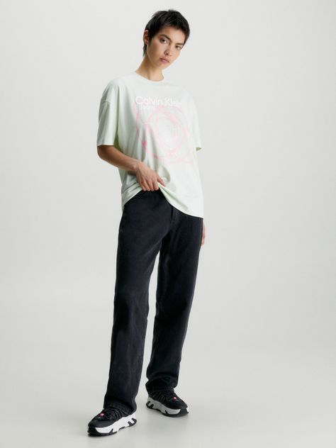 Polera Galaxy Oversized Verde-1