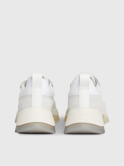 Zapatillas Runner Mesh Mix Blanco Calvin Klein-1