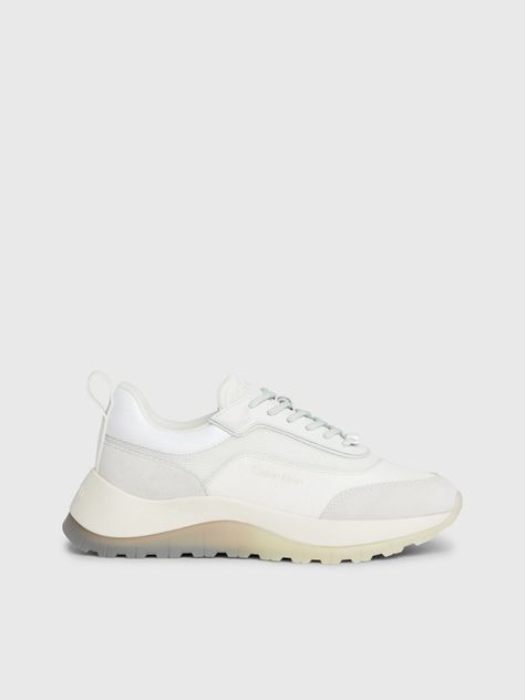 Zapatillas Runner Mesh Mix Blanco Calvin Klein-4
