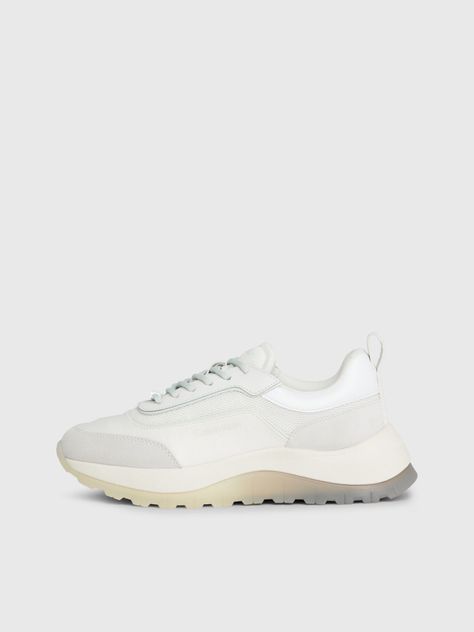 Zapatillas Runner Mesh Mix Blanco Calvin Klein-5