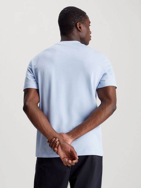 Polera Thermo Tech Pique Azul Calvin Klein-2