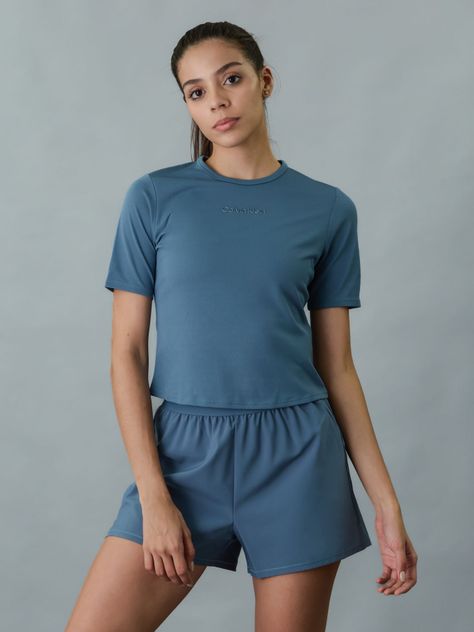 Short Woven Sport Azul Calvin Klein-0