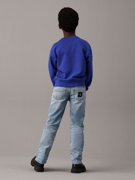 Polerón Niño Logo Graphic Azul Calvin Klein-2