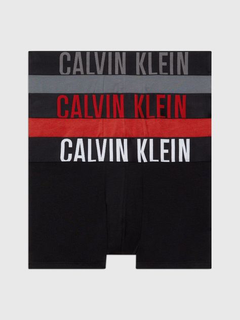 Pack 3 Bóxers Trunk Intense Pow Multicolor Calvin Klein-0