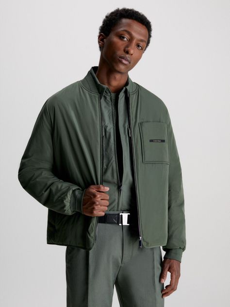 Chaqueta Recycled Super Lightweight Verde Calvin Klein-0