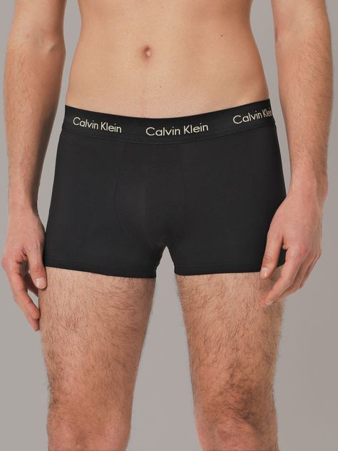 Pack 3 Bóxer Trunk Low Stretch Negro Calvin Klein-5