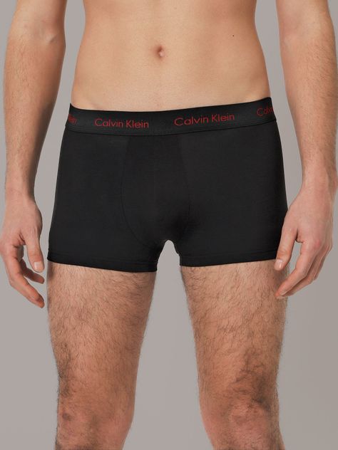 Pack 3 Bóxer Trunk Low Stretch Negro Calvin Klein-6