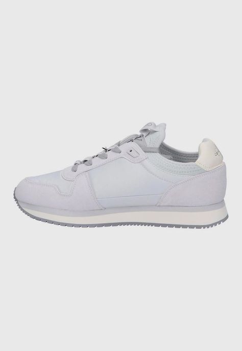 Zapatilla de Cuero Runner Sock Laceup Gris Calvin Klein-3