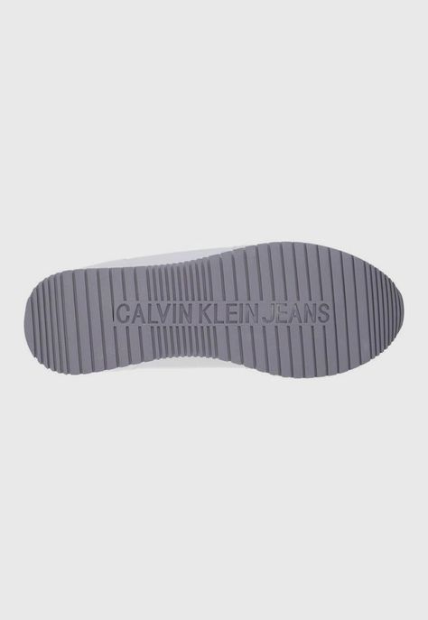 Zapatilla de Cuero Runner Sock Laceup Gris Calvin Klein-5