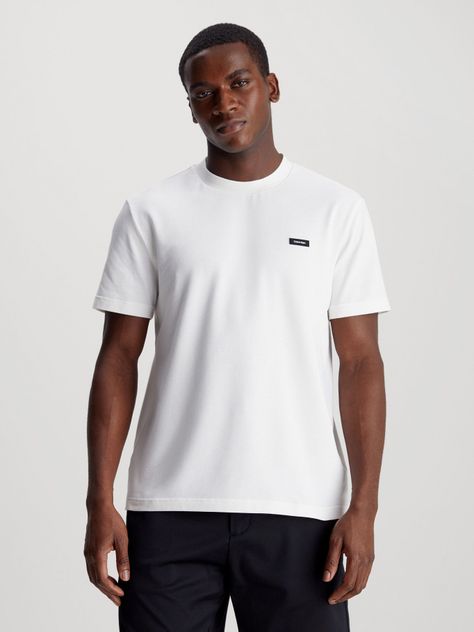 Polera Thermo Tech Pique Blanco Calvin Klein-0
